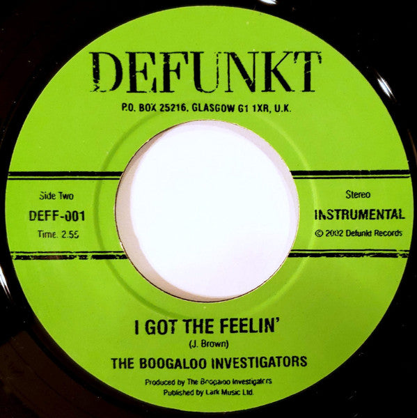 Boogaloo Investigators : Let The Groove Move You (7")