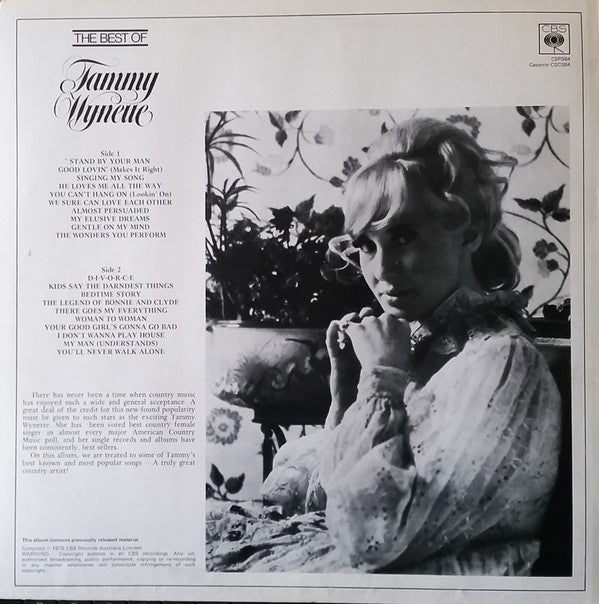 Tammy Wynette : The Best Of Tammy Wynette (LP, Comp)