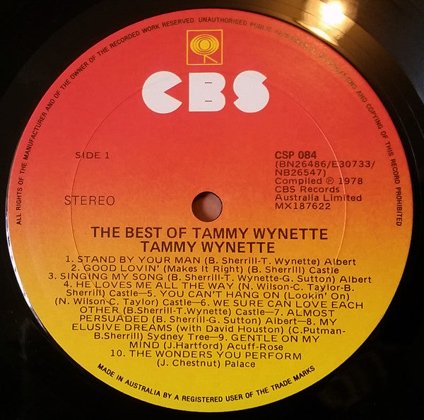 Tammy Wynette : The Best Of Tammy Wynette (LP, Comp)