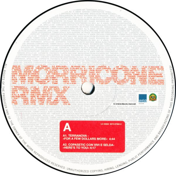 Various : Morricone RMX EP (12")