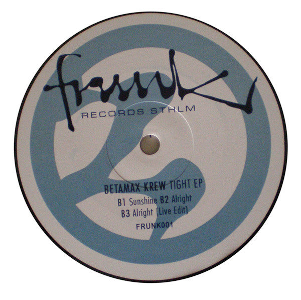 Betamax Crew : Tight EP (12", EP)
