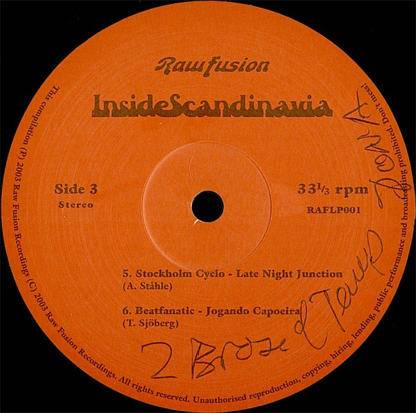 Various : Raw Fusion Recordings Presents Inside Scandinavia (2x12")