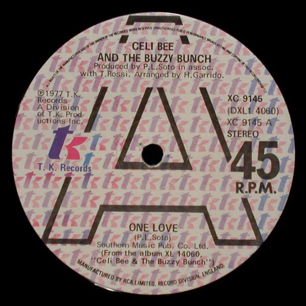 Celi Bee & The Buzzy Bunch : One Love / Hurt Me, Hurt Me (12")