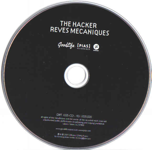 The Hacker : Reves Mecaniques (CD, Album)