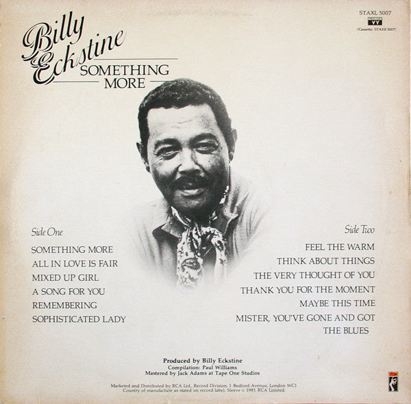 Billy Eckstine : Something More (LP, Comp)