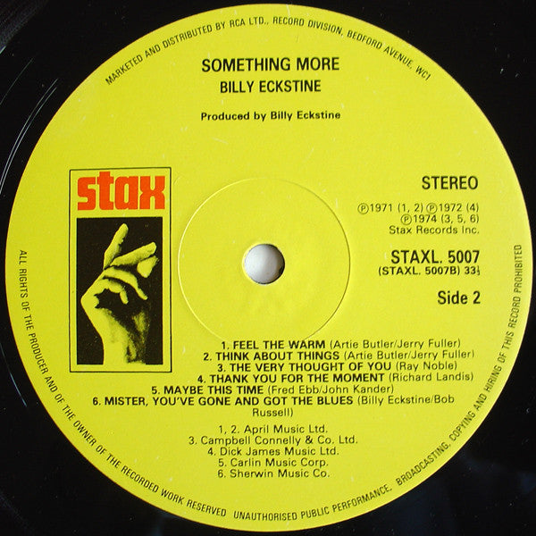 Billy Eckstine : Something More (LP, Comp)