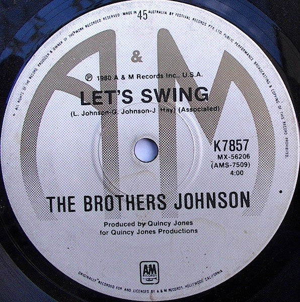 Brothers Johnson : Stomp (Edited Version) (7", Single)