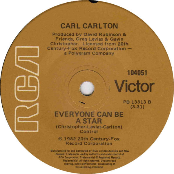 Carl Carlton : Baby I Need Your Loving (7", Single)