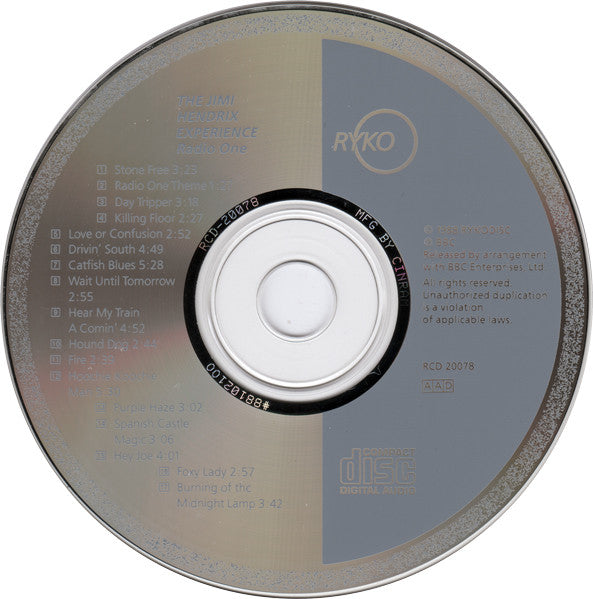 The Jimi Hendrix Experience : Radio One (CD, Album)