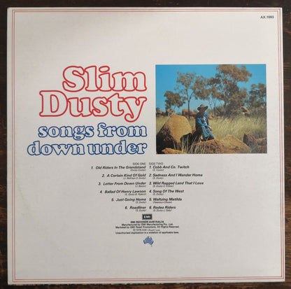 Slim Dusty : Songs From Down Under (LP, RE)
