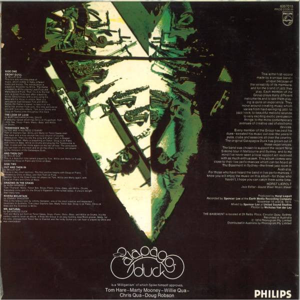 Galapagos Duck : Ebony Quill (LP, Album, EMI)