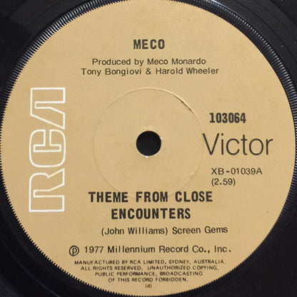 Meco Monardo : Theme From Close Encounters (7", Single)