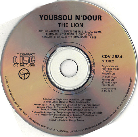 Youssou N'Dour : The Lion (CD, Album)