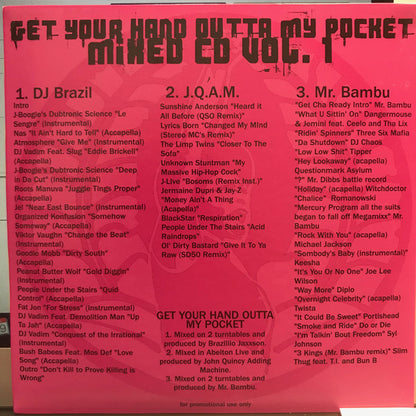 Various : Get Your Hand Outta My Pocket! Mixed CD Volume 1 (CD, Mixed)