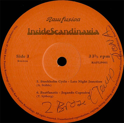 Various : Raw Fusion Recordings Presents Inside Scandinavia (2x12")