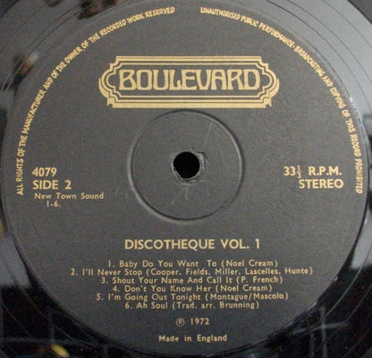 Various : Discotheque Volume 1 (LP, Comp)