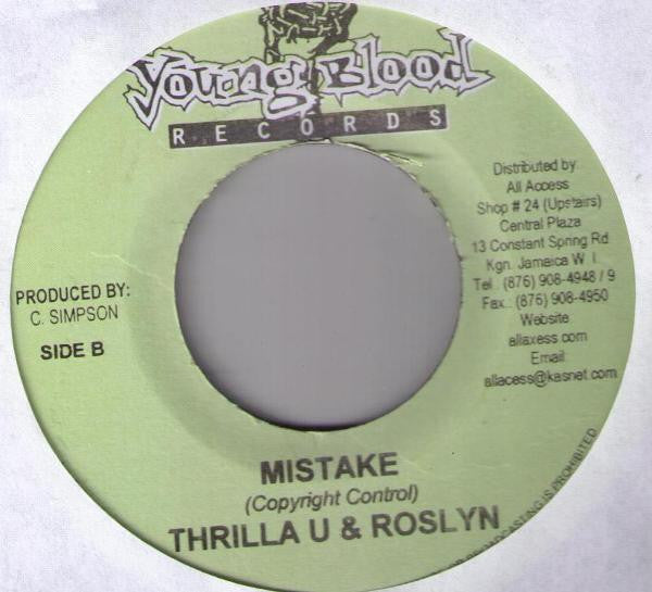 Buju Banton / Thriller U & Roslyn (2) : Long Time Ago / Mistake (7")