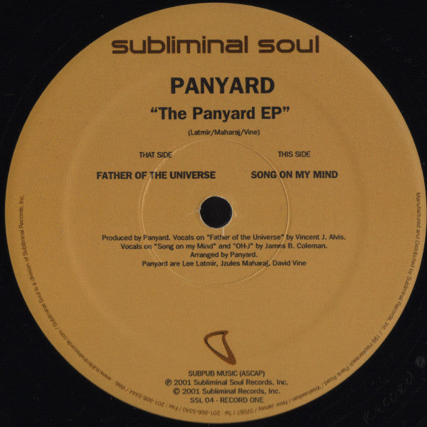 Panyard : The Panyard EP (2x12", EP)