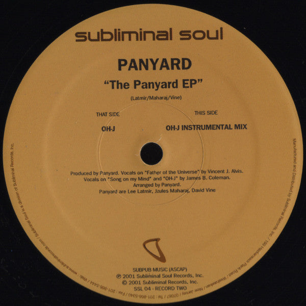 Panyard : The Panyard EP (2x12", EP)