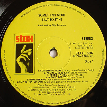 Billy Eckstine : Something More (LP, Comp)