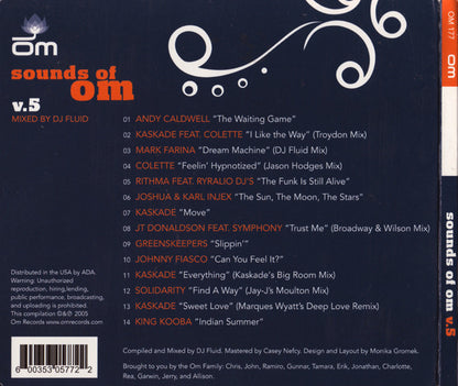 DJ Fluid : Sounds Of OM V.5 (CD, Mixed)