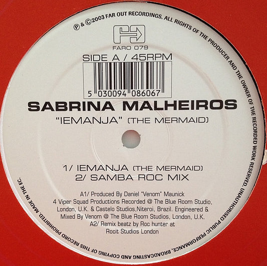 Sabrina Malheiros : Iemanja (The Mermaid) (12")