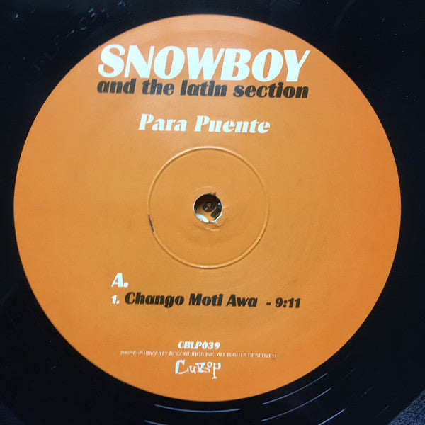 Snowboy & The Latin Section : Para Puente (2xLP, Album)