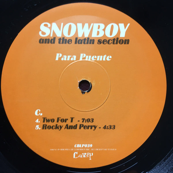 Snowboy & The Latin Section : Para Puente (2xLP, Album)