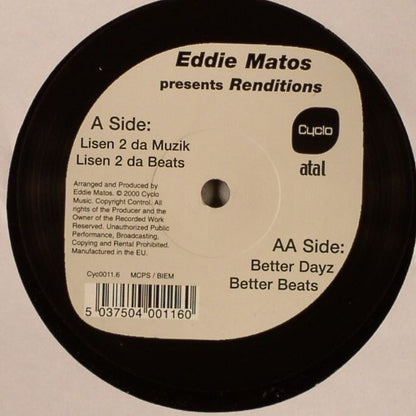 Eddie Matos : Renditions (12")