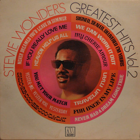 Stevie Wonder : Stevie Wonder's Greatest Hits Vol. 2 (LP, Comp, RE)
